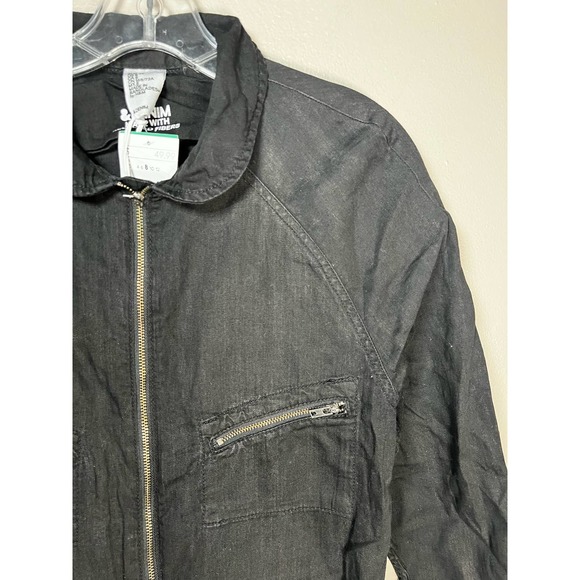 NWT H&M Denim Zip Jumpsuit size 8 - Picture 9 of 12